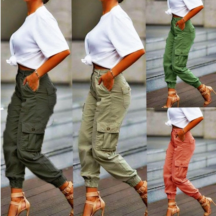 Women's multi-pocket overalls