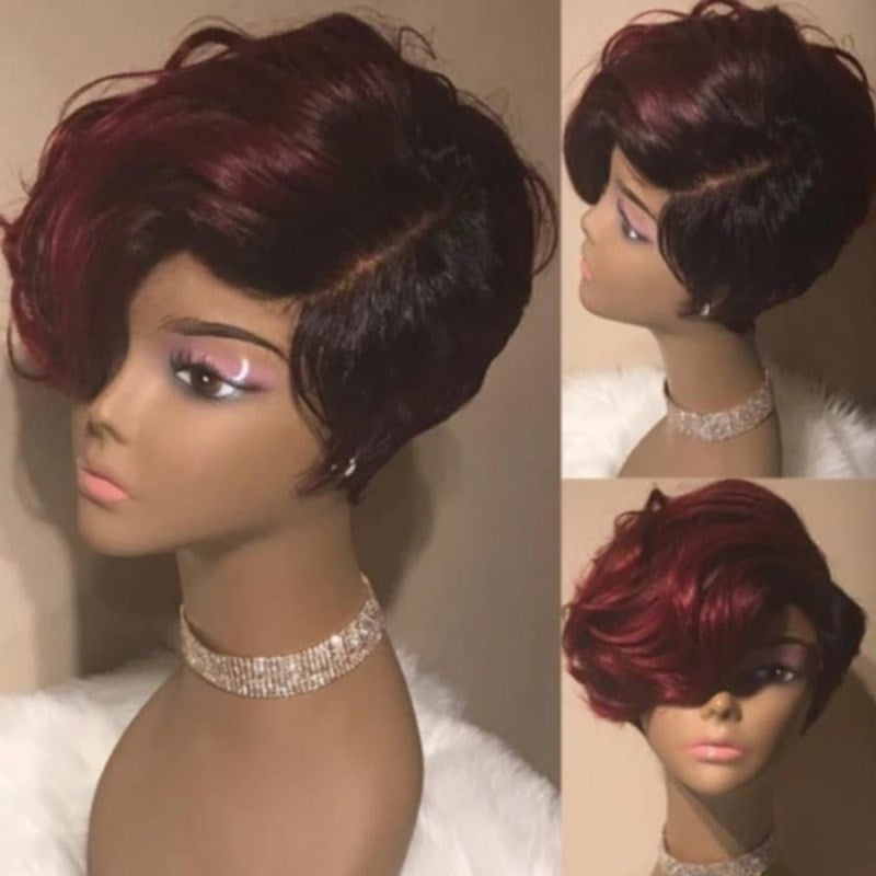 Ombre Wig Short Curly Hair