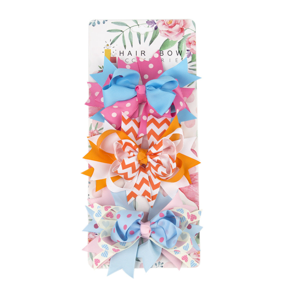 Multi-layer Bow Hair Clips